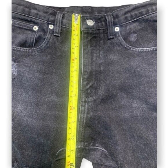 Vintage Polo Jeans Company Ralph Lauren Jeans Women's 6 Relaxed Shredded Denim - Picture 5 of 9